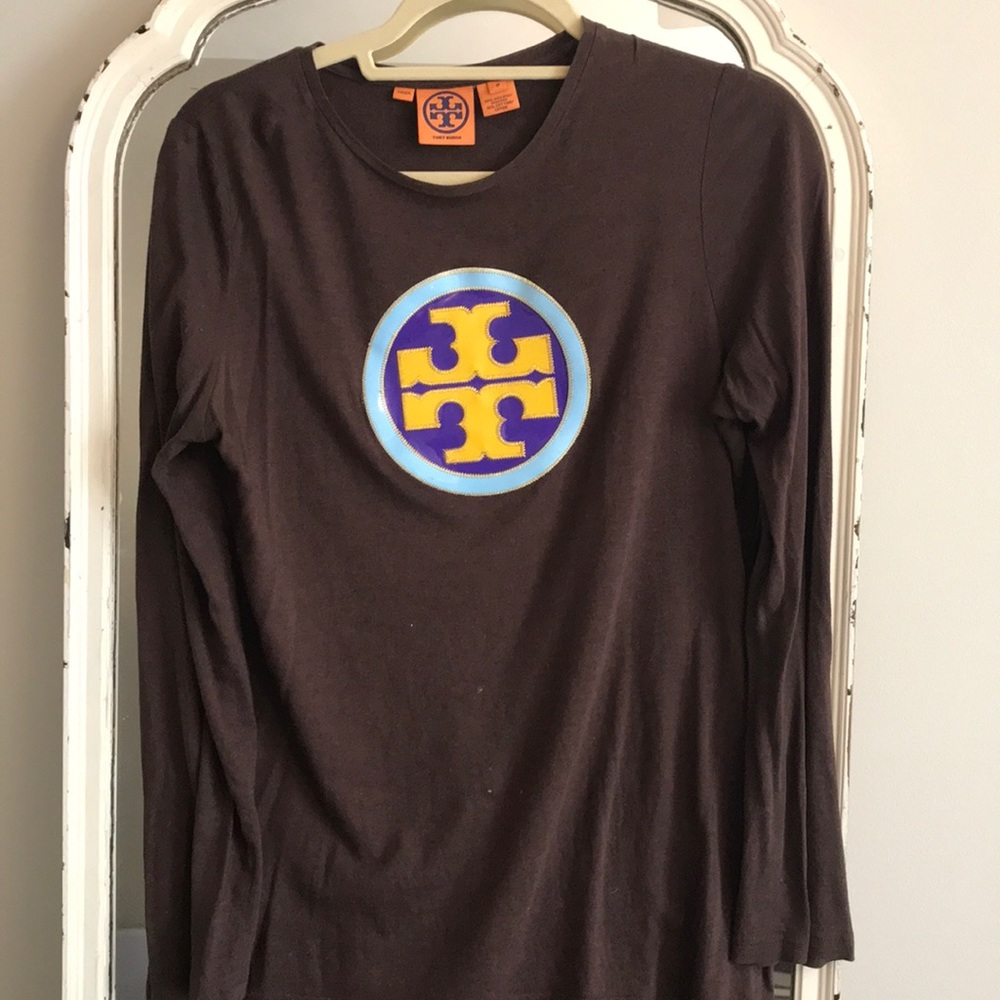 Tory Burch long sleeve logo shirt